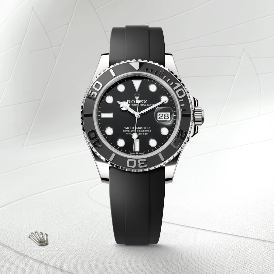 rolex yacht-master din aur alb de 18 carate, m226659-0002 - Chronolink