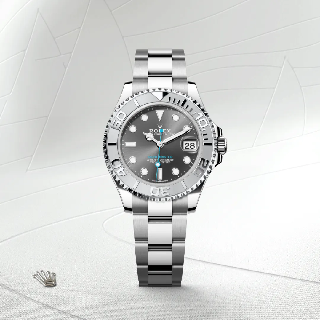 rolex yacht-master din rolesium - combinație de oystersteel și platină, m268622-0002 - Chronolink
