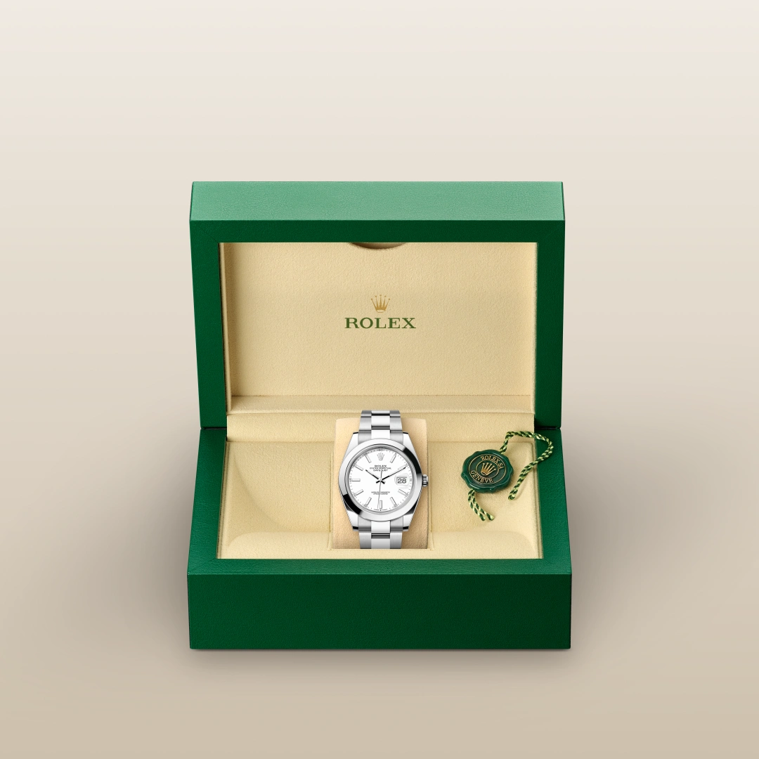rolex datejust in oystersteel, m126300-0005 - Chronolink