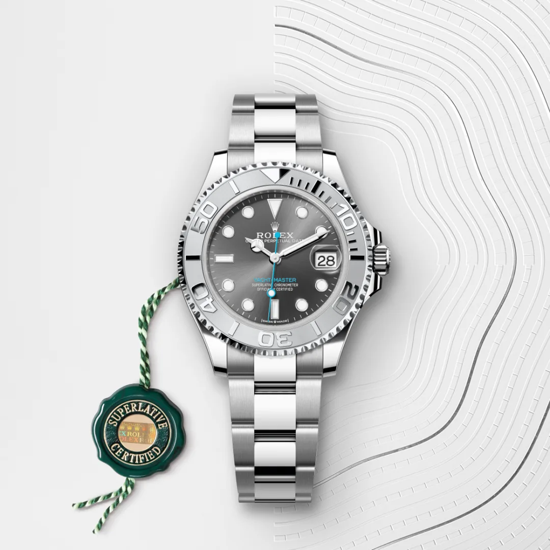 rolex yacht-master din rolesium - combinație de oystersteel și platină, m268622-0002 - Chronolink