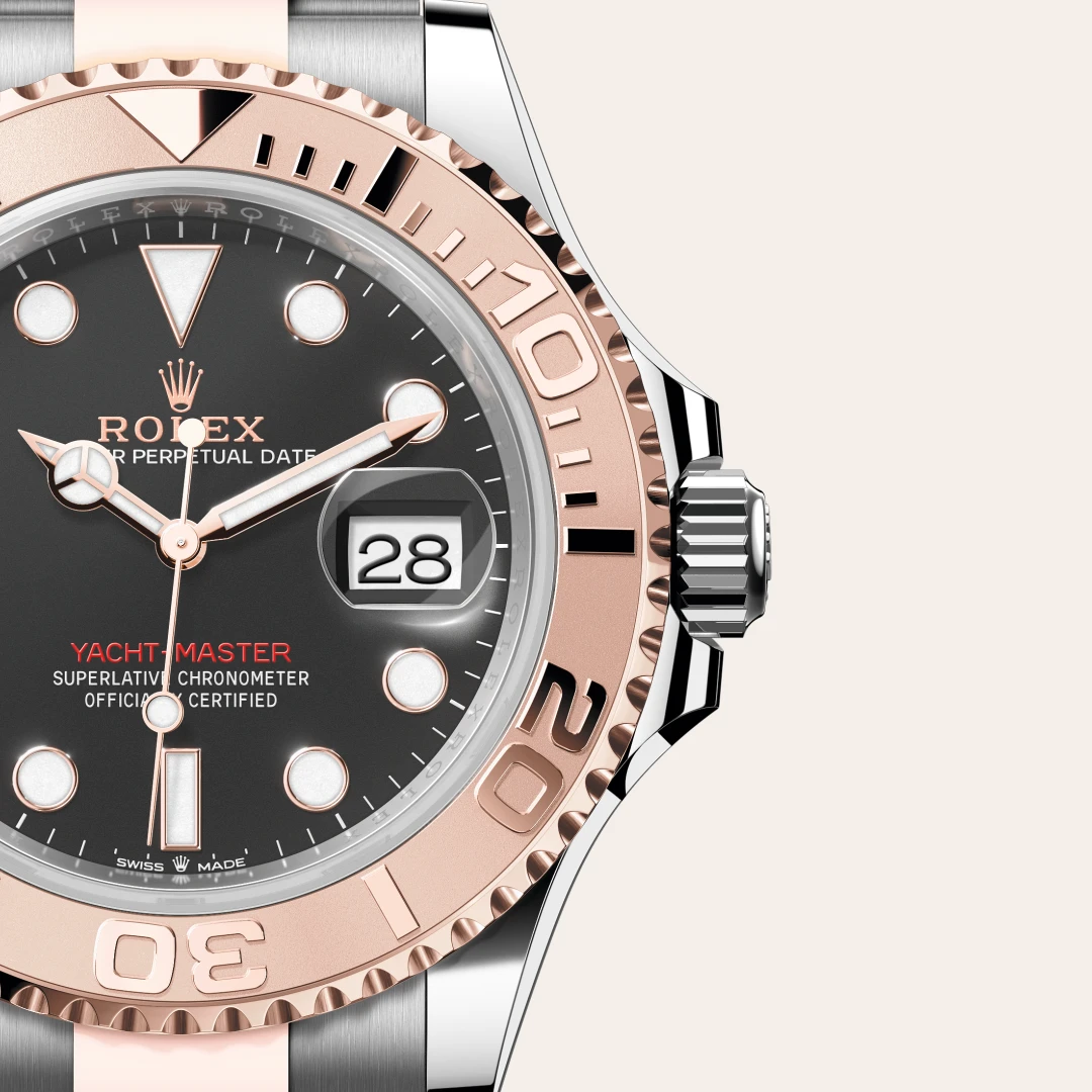 rolex yacht-master din everose rolesor - combinație oystersteel și aur everose de 18 carate, m126621-0002 - Chronolink
