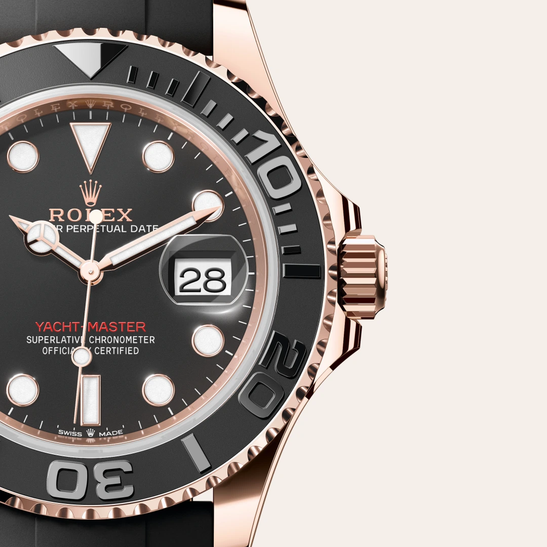 rolex yacht-master din aur everose de 18 carate, m126655-0002 - Chronolink