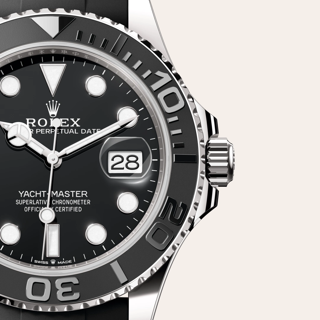 rolex yacht-master din aur alb de 18 carate, m226659-0002 - Chronolink