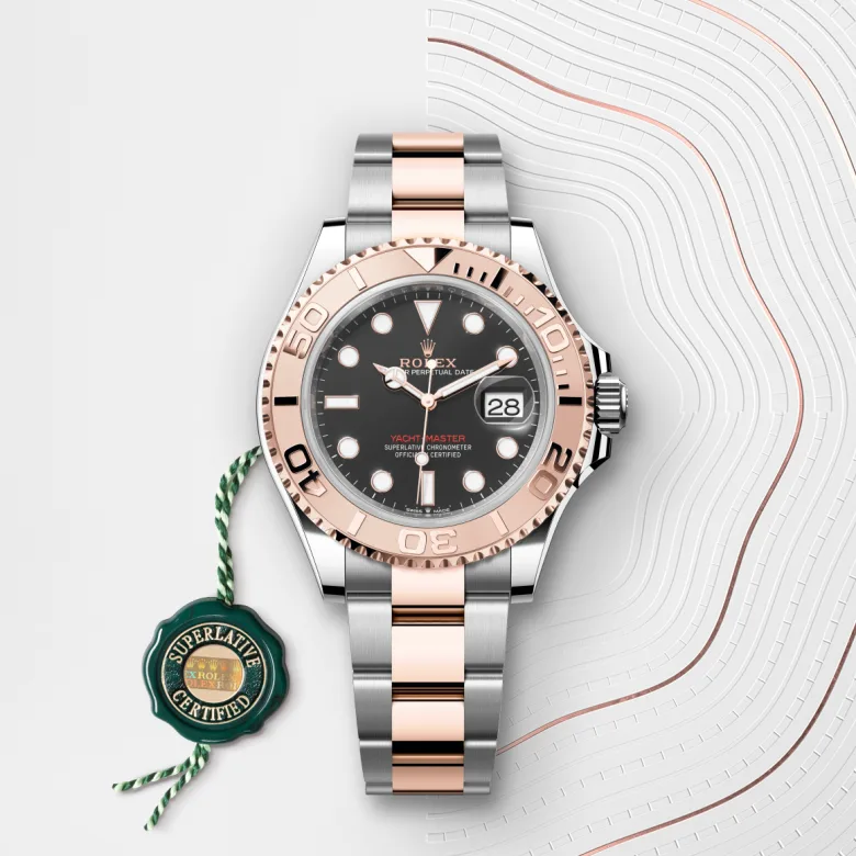 rolex yacht-master din everose rolesor - combinație oystersteel și aur everose de 18 carate, m126621-0002 - Chronolink