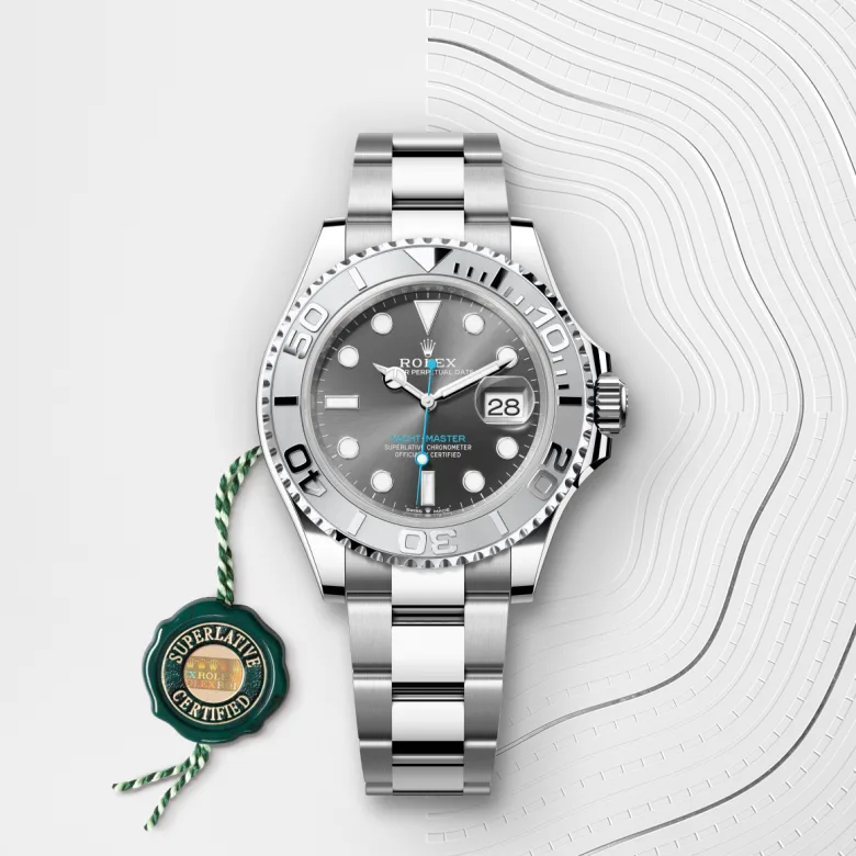 rolex yacht-master din rolesium - combinație de oystersteel și platină, m126622-0001 - Chronolink