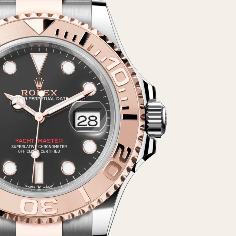 rolex yacht-master din everose rolesor - combinație oystersteel și aur everose de 18 carate, m126621-0002 - Chronolink