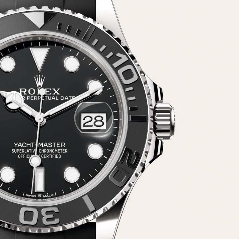 rolex yacht-master din aur alb de 18 carate, m226659-0002 - Chronolink