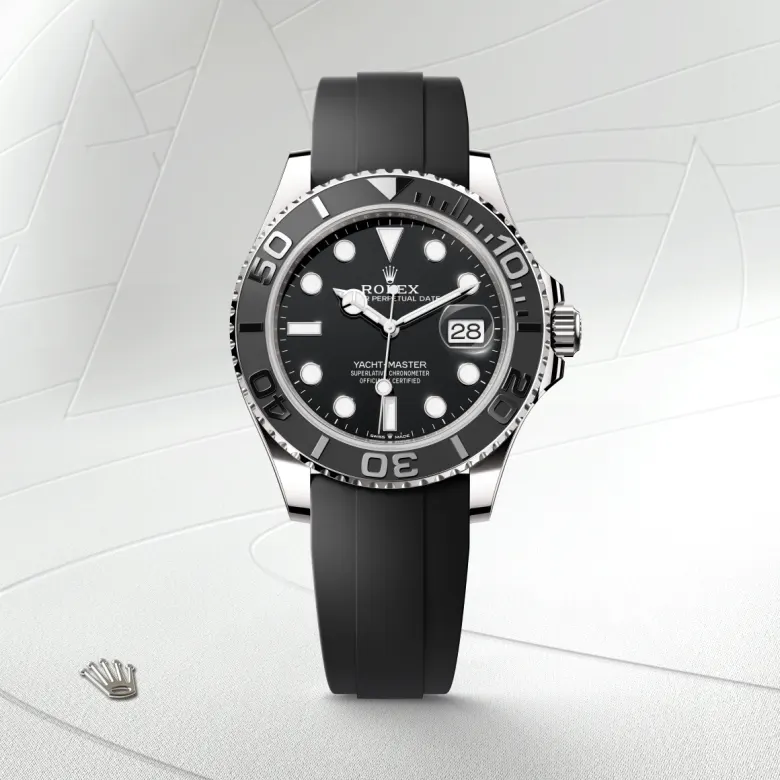 rolex yacht-master din aur alb de 18 carate, m226659-0002 - Chronolink