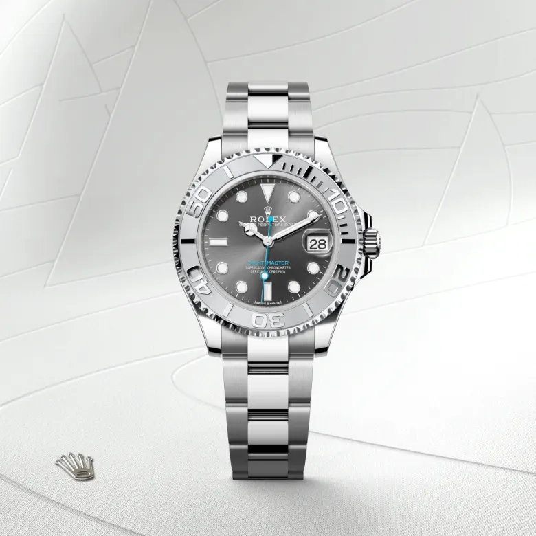 rolex yacht-master din rolesium - combinație de oystersteel și platină, m268622-0002 - Chronolink