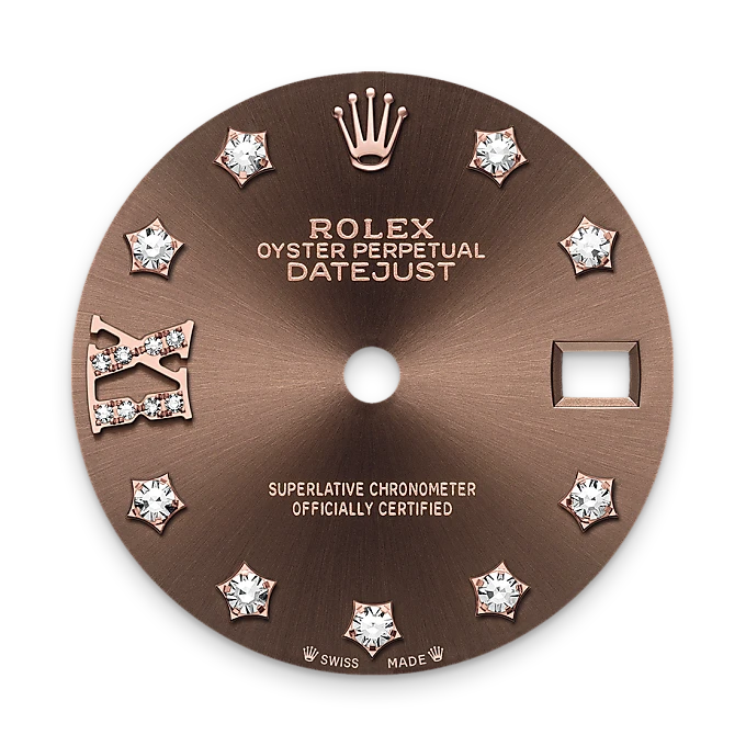 rolex lady-datejust din aur everose de 18 carate, m279135rbr-0001 - Chronolink