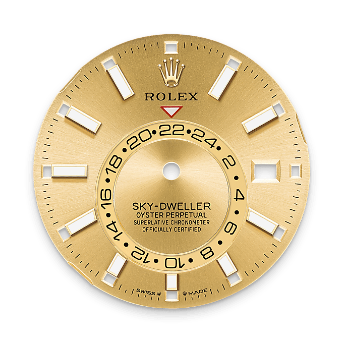 rolex sky-dweller din rolesor galben - combinație oystersteel și aur galben, m336933-0001 - Chronolink