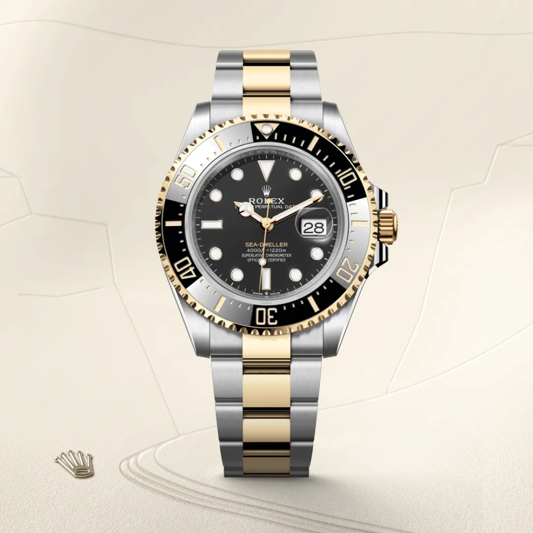 rolex sea-dweller din rolesor galben - combinație oystersteel și aur galben, m126603-0001 - Chronolink