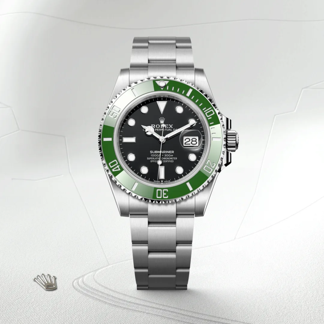 rolex submariner din oystersteel, m126610lv-0002 - Chronolink