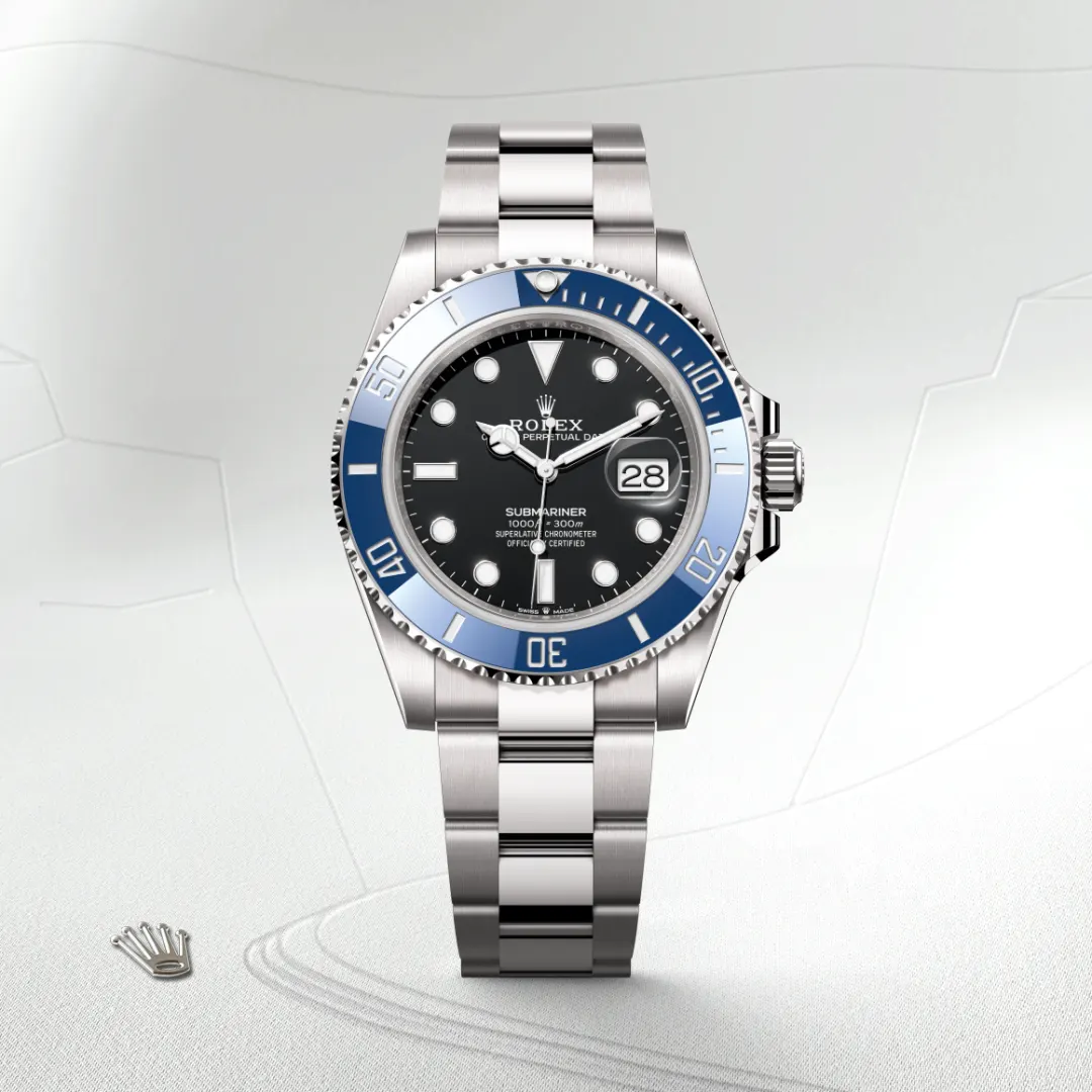 rolex submariner din aur alb de 18 carate, m126619lb-0003 - Chronolink