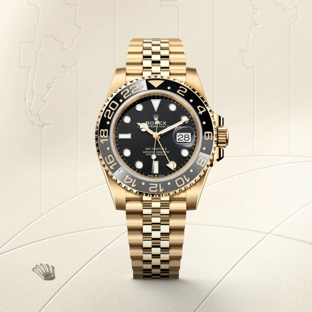 rolex gmt-master ii din aur galben de 18 carate, m126718grnr-0001 - Chronolink