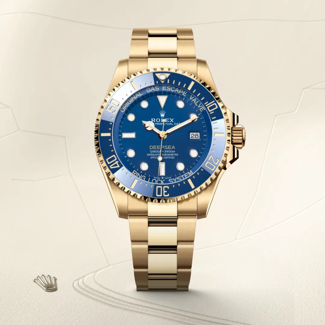 rolex deepsea in 18 ct yellow gold, m136668lb-0001 - Chronolink