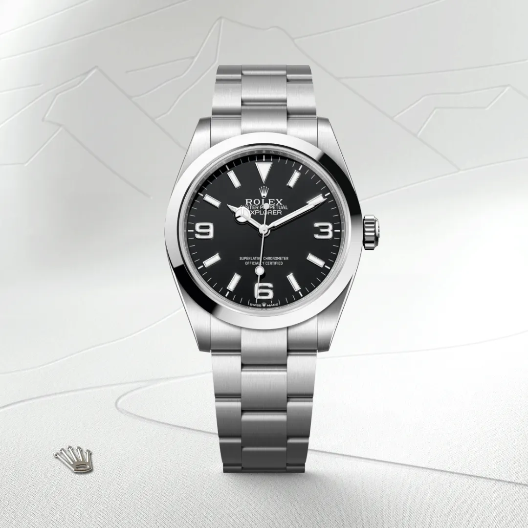 rolex explorer in oystersteel, m224270-0001 - Chronolink