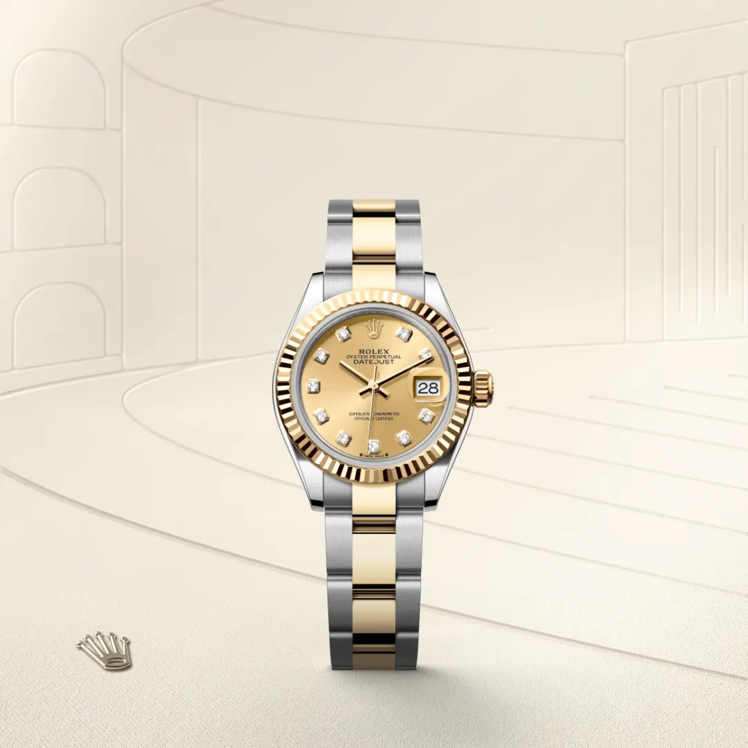rolex lady-datejust din rolesor galben - combinație oystersteel și aur galben, m279173-0012 - Chronolink