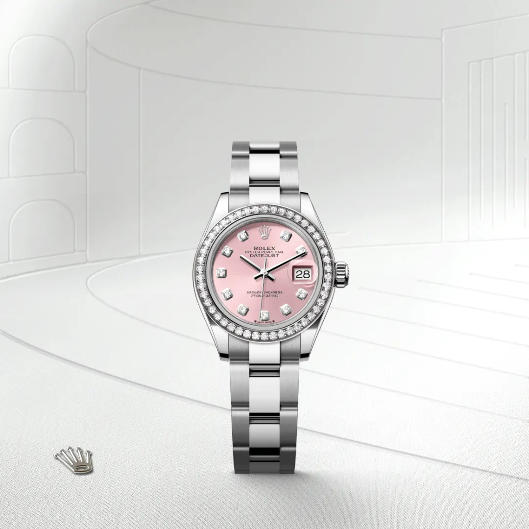 rolex lady-datejust din rolesor alb - combinație oystersteel și aur alb, m279384rbr-0004 - Chronolink
