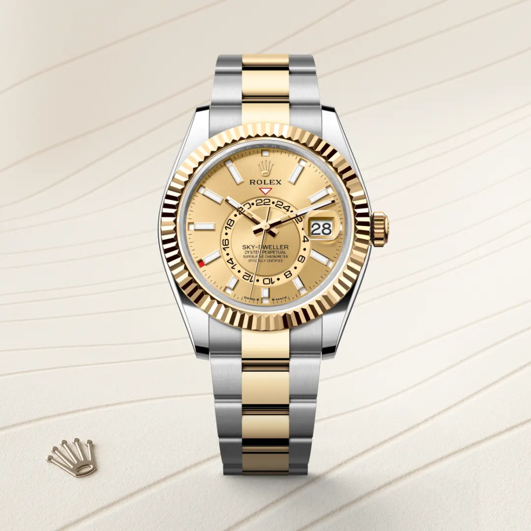 rolex sky-dweller din rolesor galben - combinație oystersteel și aur galben, m336933-0001 - Chronolink