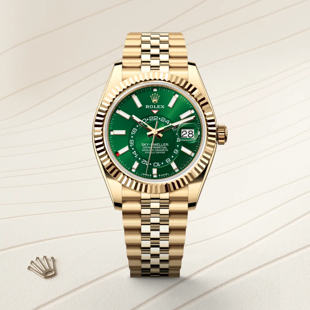 rolex sky-dweller din aur galben de 18 carate, m336938-0008 - Chronolink