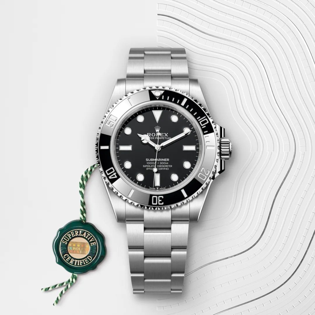 rolex submariner din oystersteel, m124060-0001 - Chronolink
