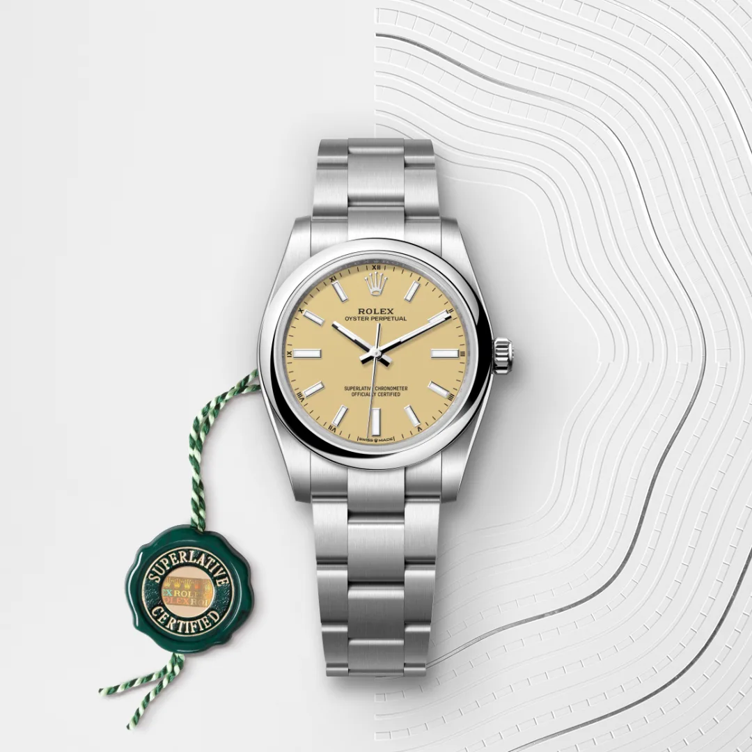 rolex oyster perpetual din oystersteel, m124200-0007 - Chronolink