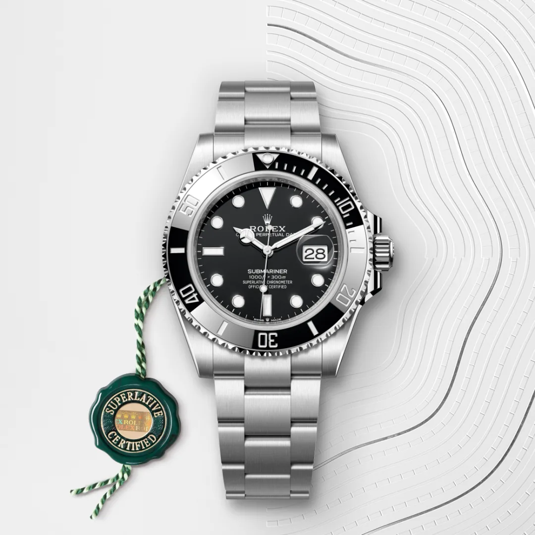 rolex submariner din oystersteel, m126610ln-0001 - Chronolink
