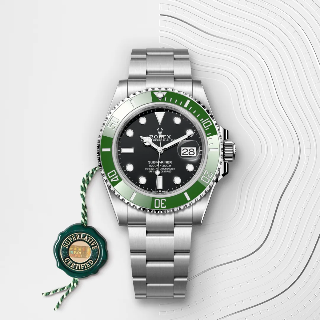 rolex submariner din oystersteel, m126610lv-0002 - Chronolink
