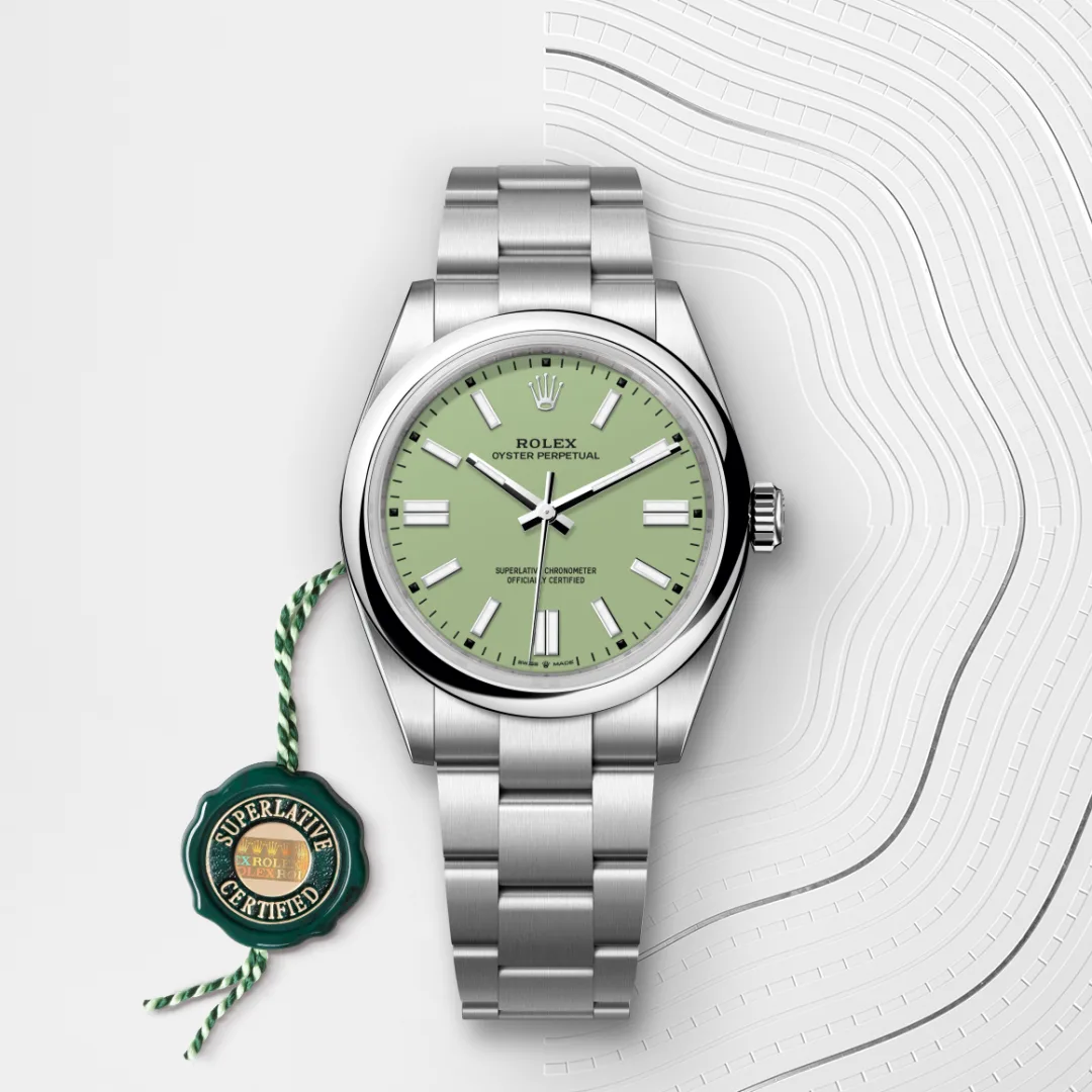 rolex oyster perpetual din oystersteel, m134300-0006 - Chronolink