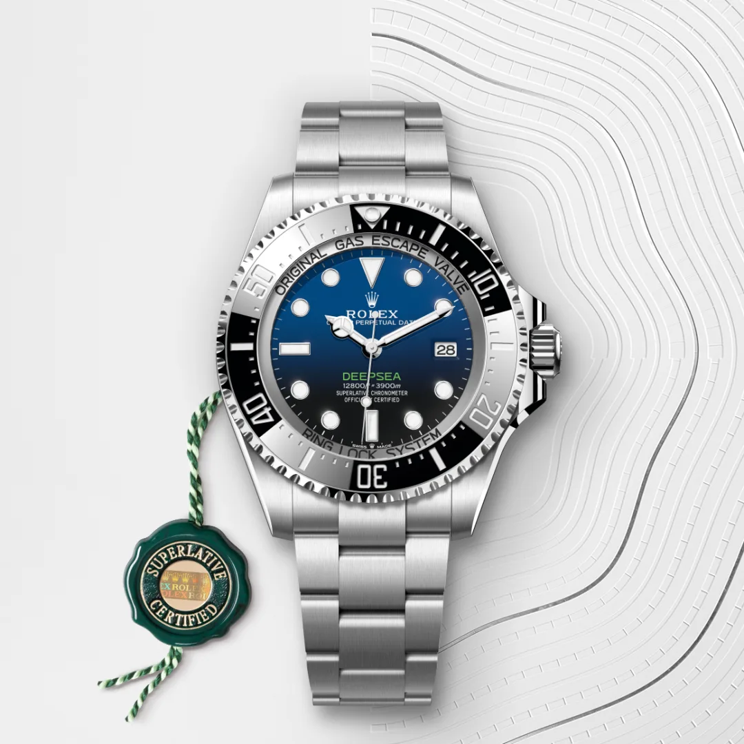rolex deepsea in oystersteel, m136660-0005 - Chronolink