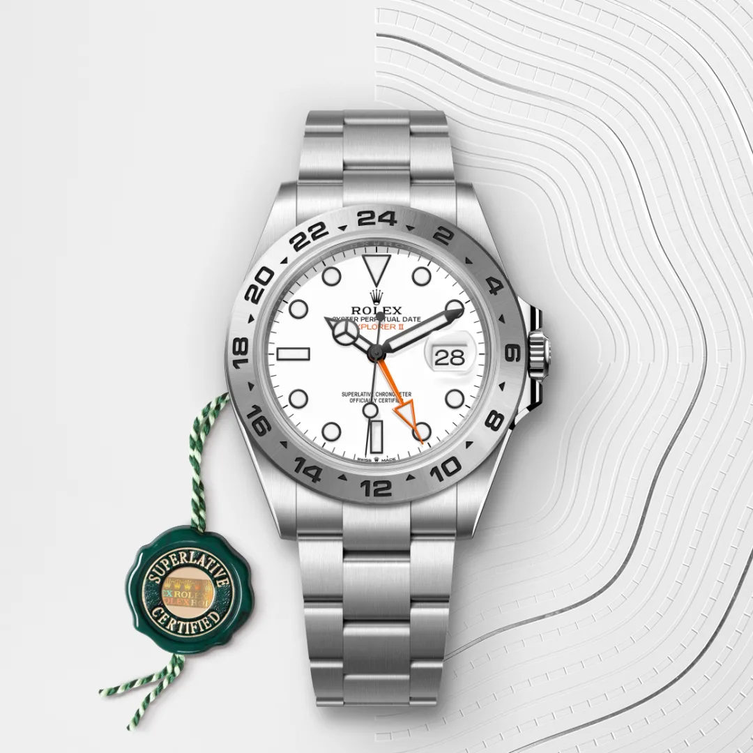 rolex explorer in oystersteel, m226570-0001 - Chronolink