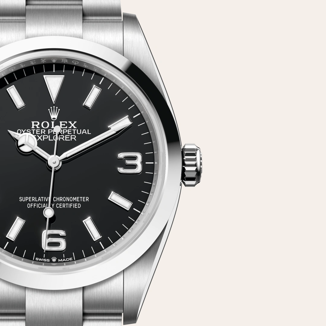 rolex explorer in oystersteel, m124270-0001 - Chronolink