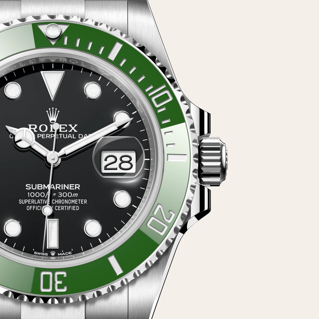 rolex submariner din oystersteel, m126610lv-0002 - Chronolink