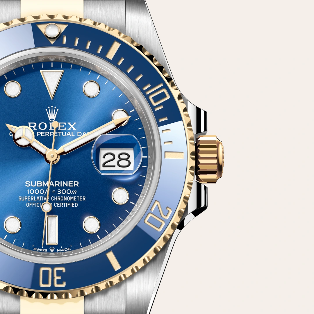 rolex submariner din rolesor galben - combinație oystersteel și aur galben, m126613lb-0002 - Chronolink