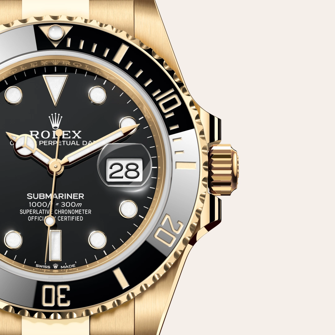 rolex submariner din aur galben de 18 carate, m126618ln-0002 - Chronolink