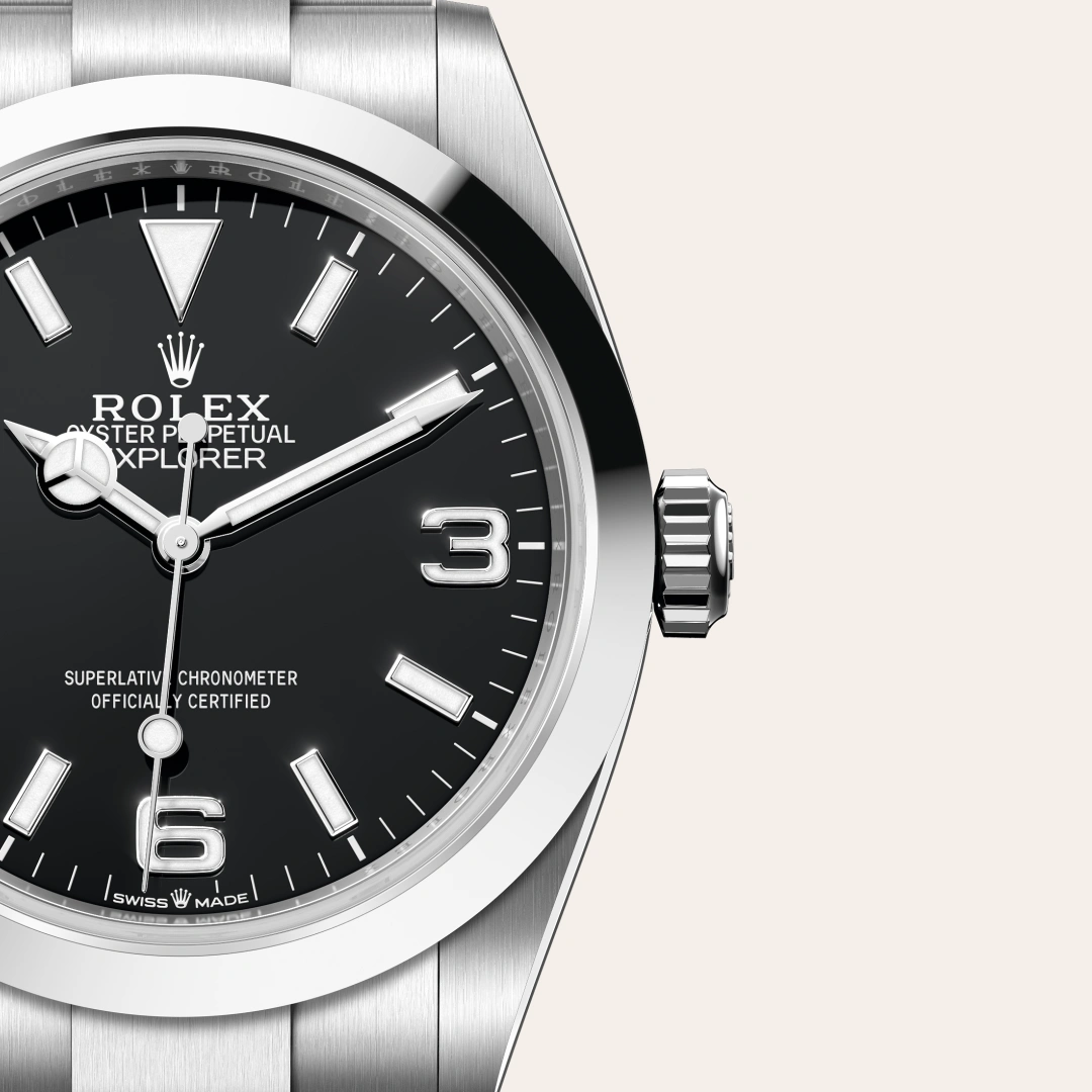 rolex explorer in oystersteel, m224270-0001 - Chronolink