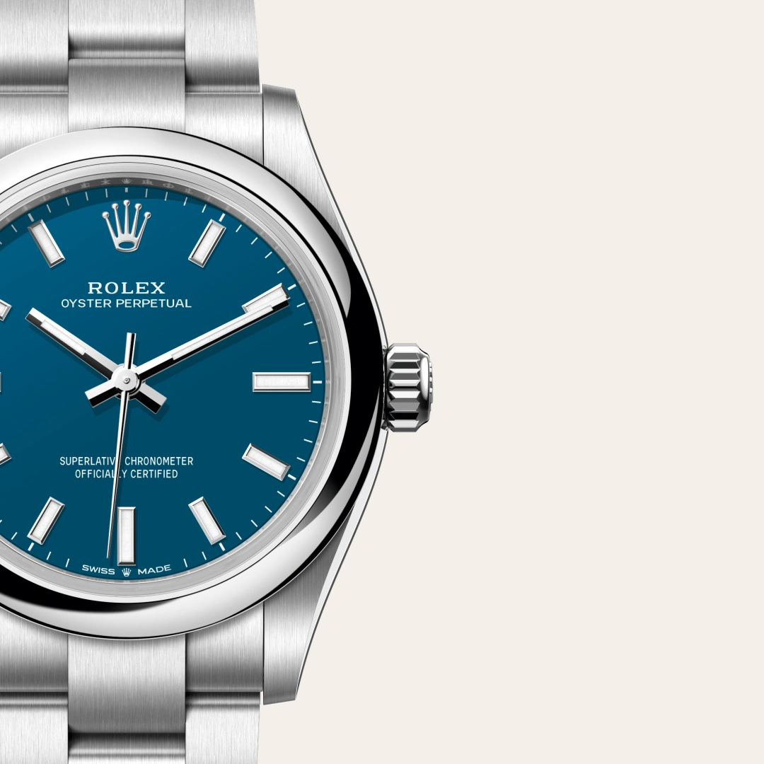 rolex oyster perpetual in oystersteel, m277200-0017 - Chronolink