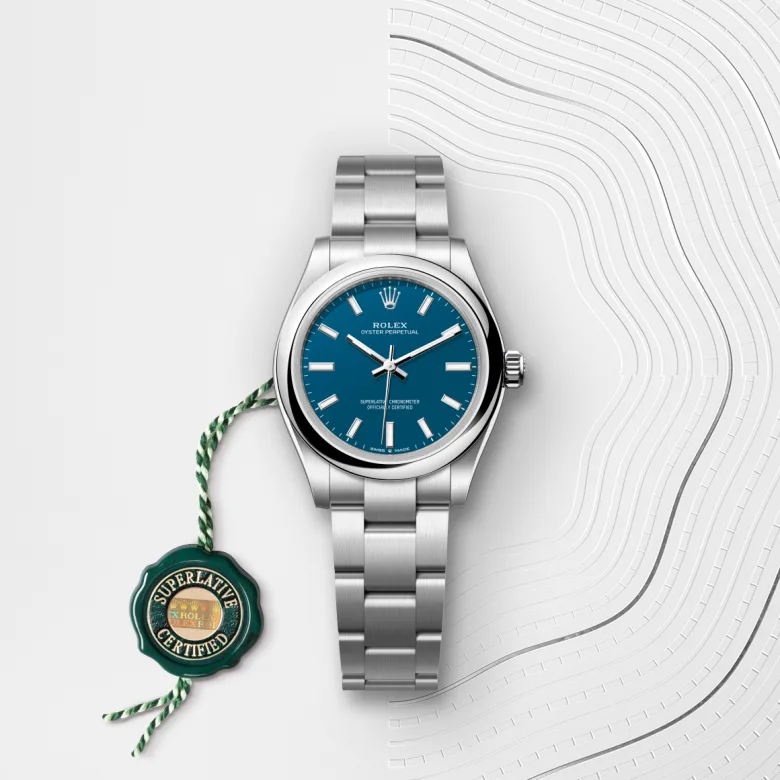 rolex oyster perpetual in oystersteel, m277200-0017 - Chronolink
