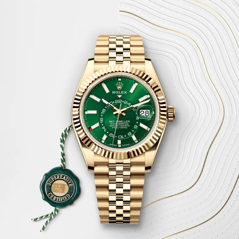 rolex sky-dweller din aur galben de 18 carate, m336938-0008 - Chronolink