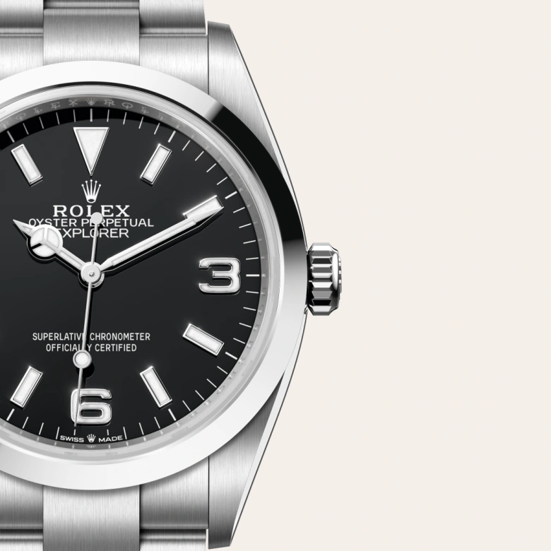 rolex explorer in oystersteel, m124270-0001 - Chronolink