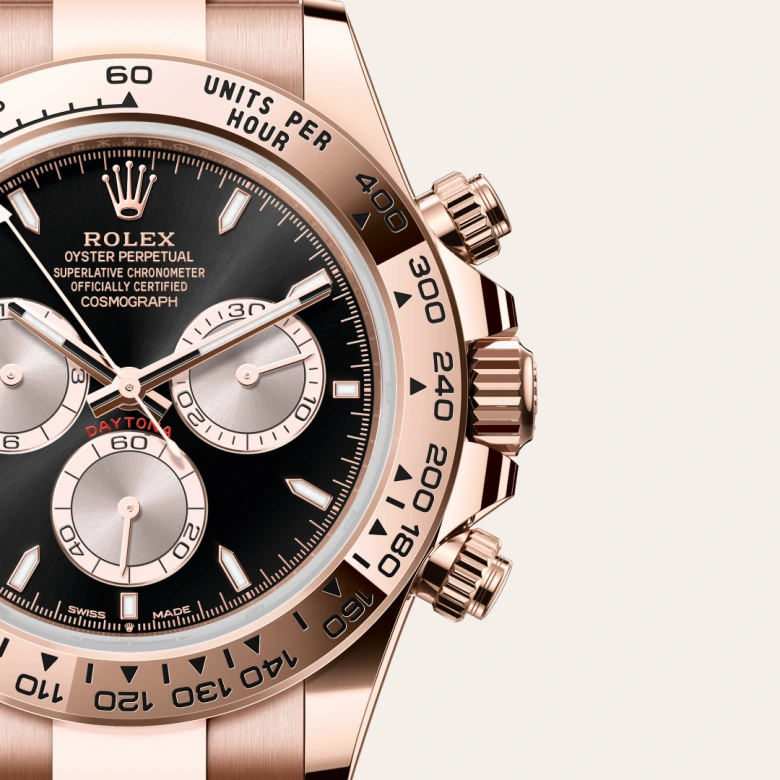 rolex cosmograph daytona in 18 ct everose gold, m126505-0001 - Chronolink