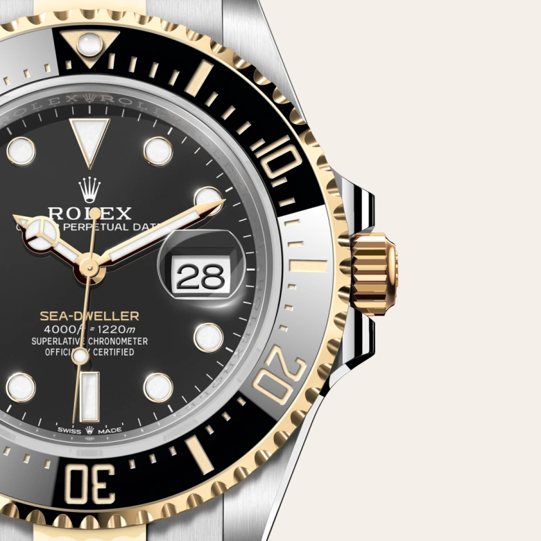 rolex sea-dweller din rolesor galben - combinație oystersteel și aur galben, m126603-0001 - Chronolink