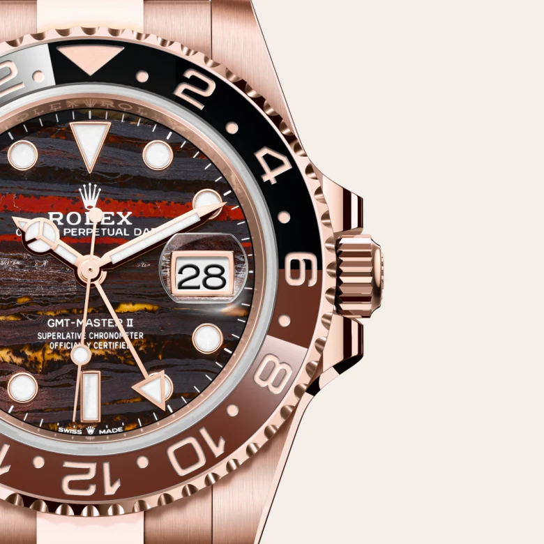rolex gmt-master ii in 18 ct everose gold, m126715chnr-0002 - Chronolink