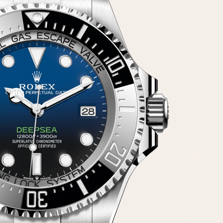 rolex deepsea in oystersteel, m136660-0005 - Chronolink