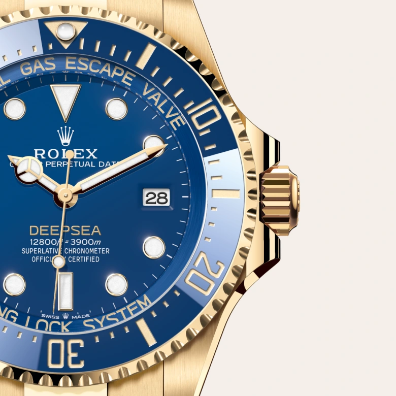 rolex deepsea in 18 ct yellow gold, m136668lb-0001 - Chronolink