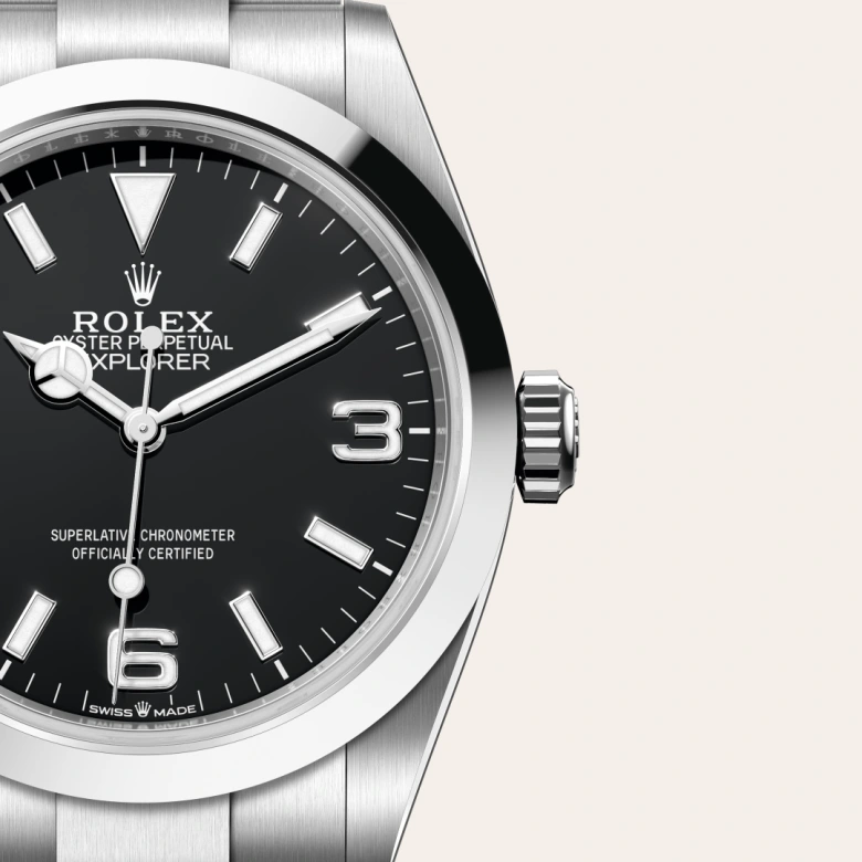 rolex explorer in oystersteel, m224270-0001 - Chronolink