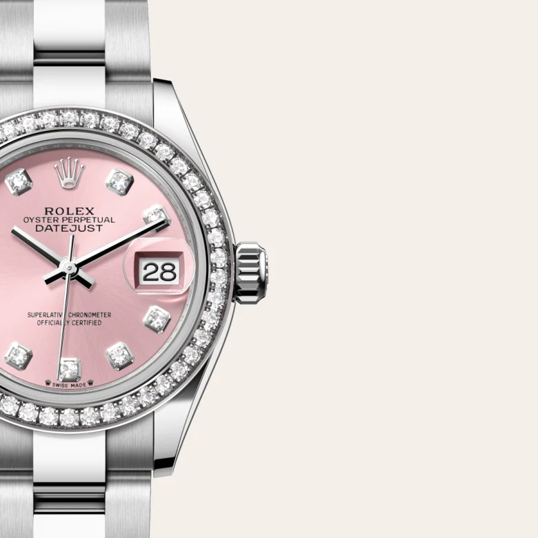 rolex lady-datejust din rolesor alb - combinație oystersteel și aur alb, m279384rbr-0004 - Chronolink