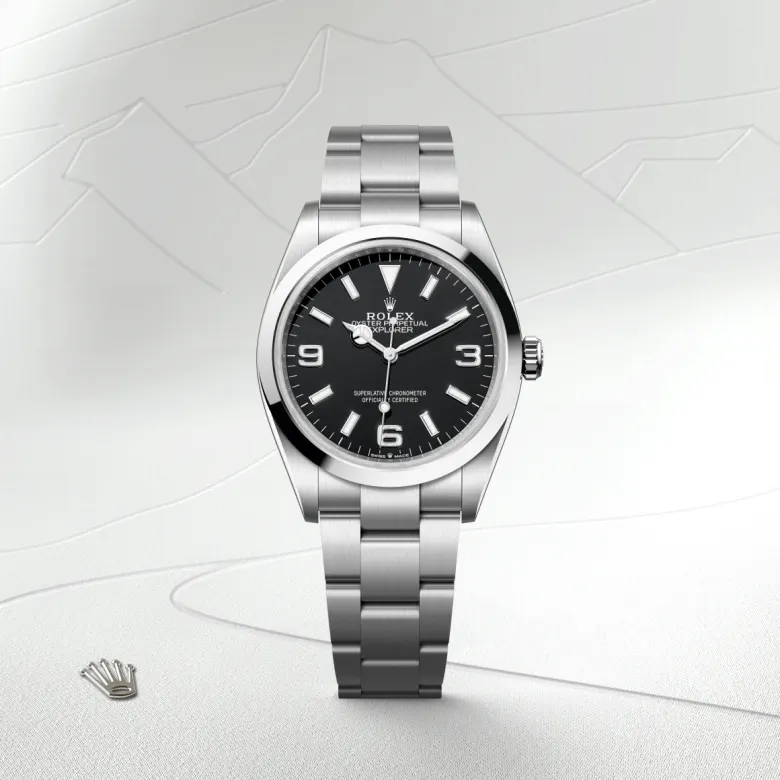 rolex explorer in oystersteel, m124270-0001 - Chronolink
