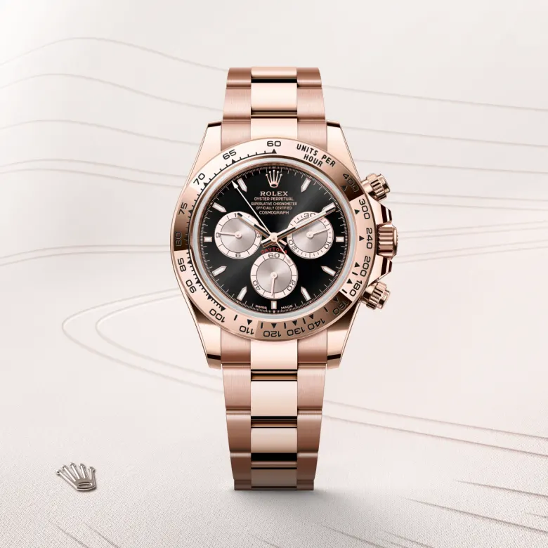 rolex cosmograph daytona in 18 ct everose gold, m126505-0001 - Chronolink